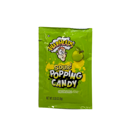 WarHeads Sour POPPING CANDY Green Apple