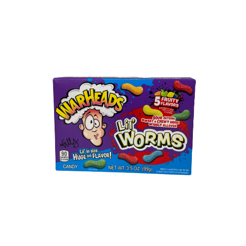 WarHeads lil’Worms (5 fruity flavors)